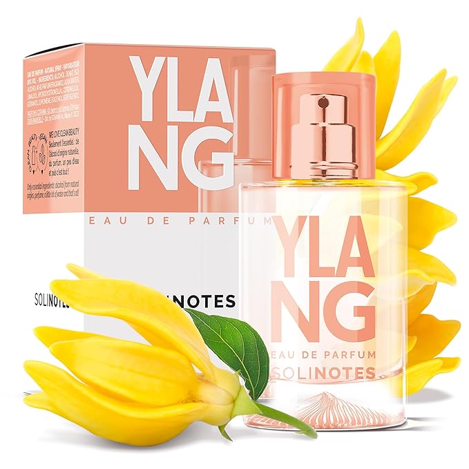 SOLINOTES Ylang Perfume for Women - Eau De Parfum | Delicate Floral and Soothing Scent - Made in France - Vegan - 1.7 fl.oz