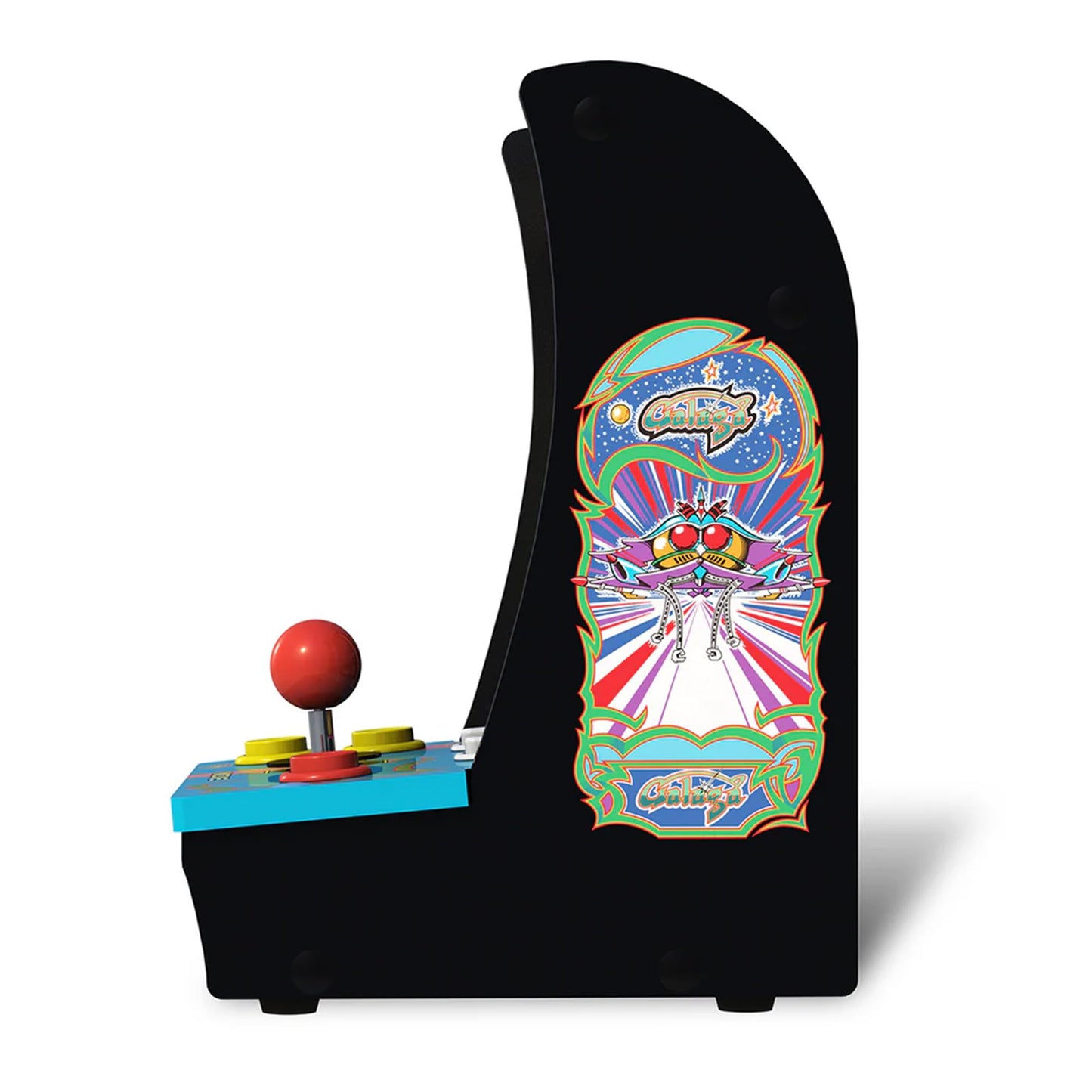Arcade1Up Class of ‘81 Ms. PAC-Man/Galaga Countercade – 3 Classic Games, Retro Game Console for Home, Portable Console with 7-inch Screen, Table-top Video Game for Game Room