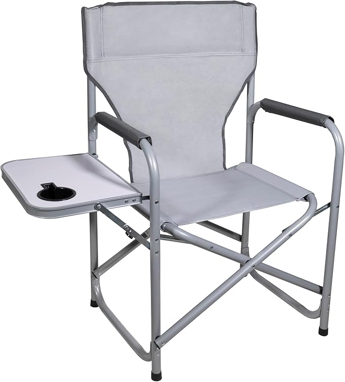 Zenithen Portable Outdoor Director's Folding Chair with Side Table Perfect for Sporting Events, Outdoor Activities, Campin...