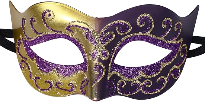 OIDEA Retro Venetian Masquerade Mask for Men: Vintage Carnival Venetian Mask Costume Cocktail Party Mardi Gras Mask