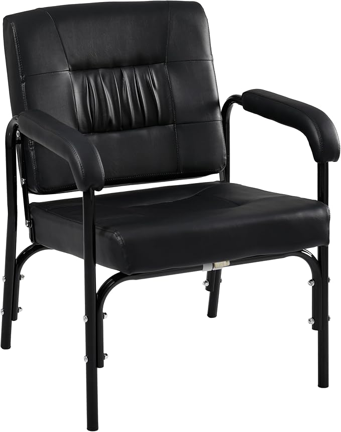 Salon Reclinng Shampoo Chair, Auto Reclining Shampoo Chair for Salon with Heavy Duty Metal Frame can Sit or Lie Down for Spa Beauty Equipment, Black