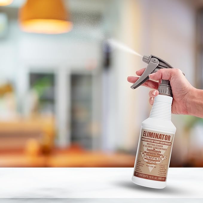 Eliminator Air Freshener and Odor Neutralizer: Industrial-Strength Odor Elimination with Advanced Molecular Technology for 24-Hour Freshness - Transform Your Space Instantly (Pumpkin Spice)