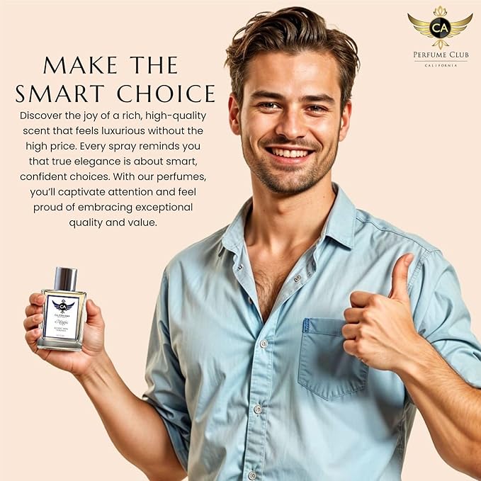CA Perfume Impression of Straight To Heaven for Men Woody Spicy Fragrance Long Lasting Mens Cologne Eau De Parfum 1.7 Fl Oz 50ml