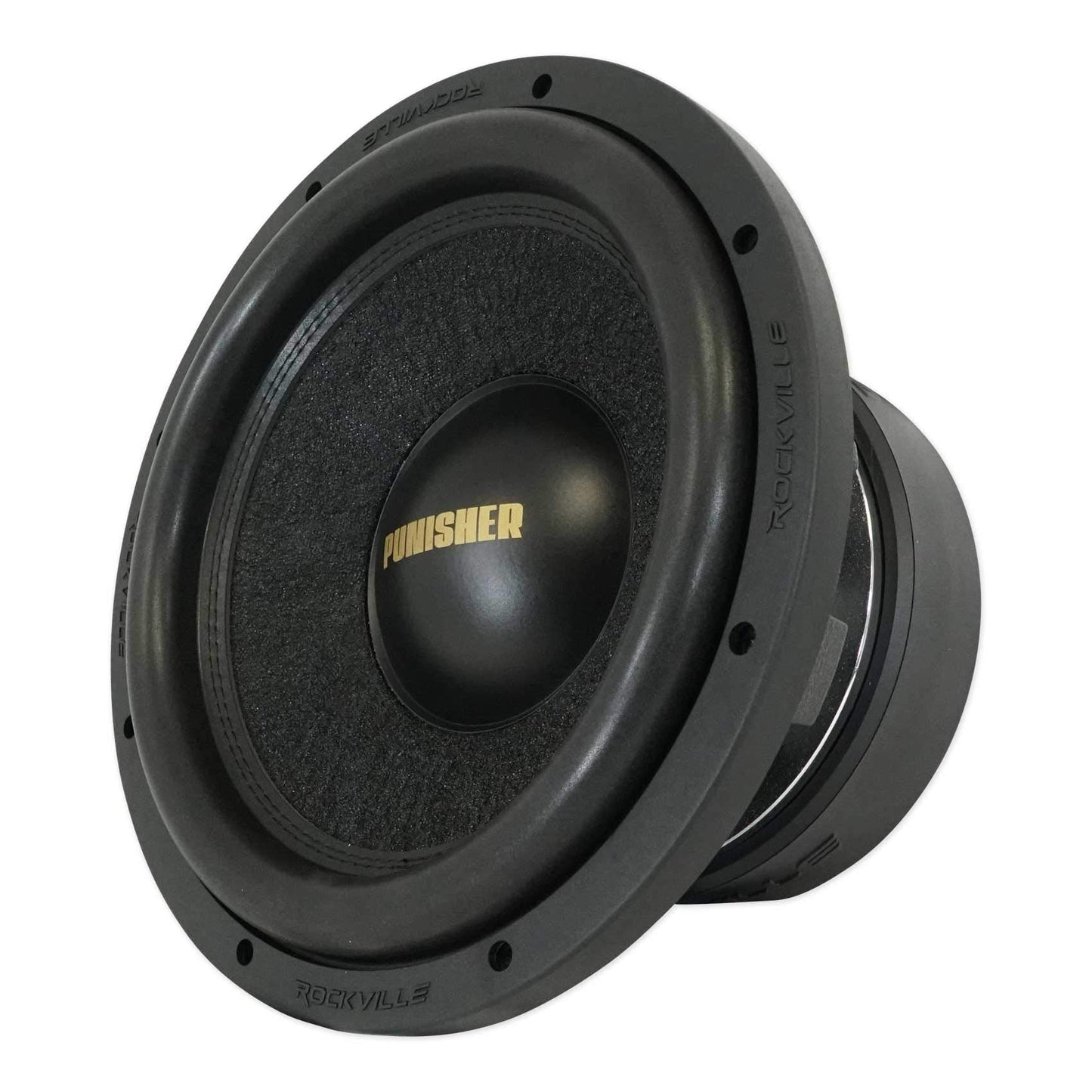 Rockville Punisher 12D1 12 Car Subwoofer, 5600W Peak/1400W Rms Cea Rated, Dual 1-Ohm, 246 Oz Magnet, Cast Aluminum Basket, Compe