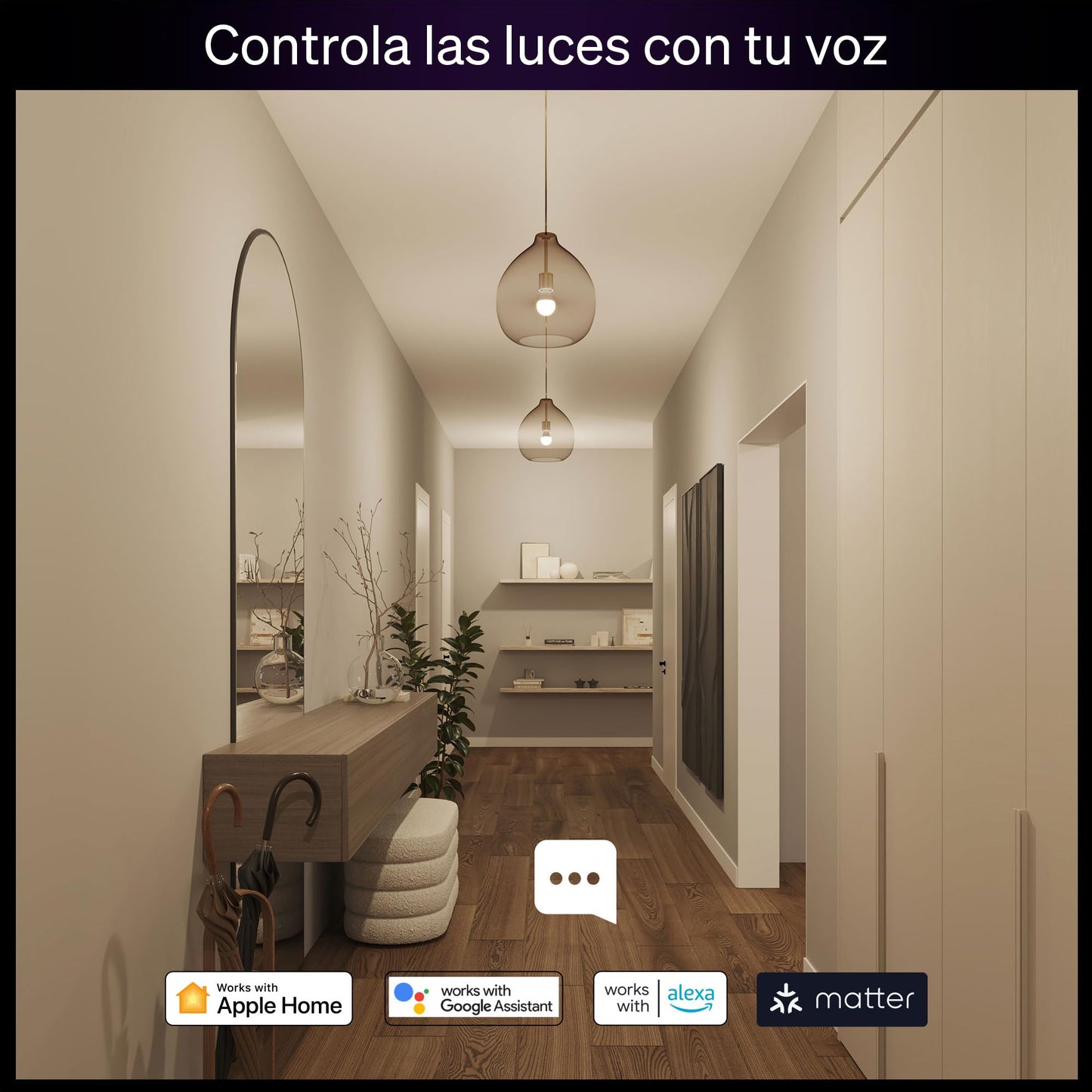 Philips Hue Essential Smart LED A19 Bulb, White and Color Ambiance, E26 Base, 8.8W, 2200K-6500K, 800 Lumens, Dimmable, Works with Alexa, Google, and Apple Home, 1-Pack