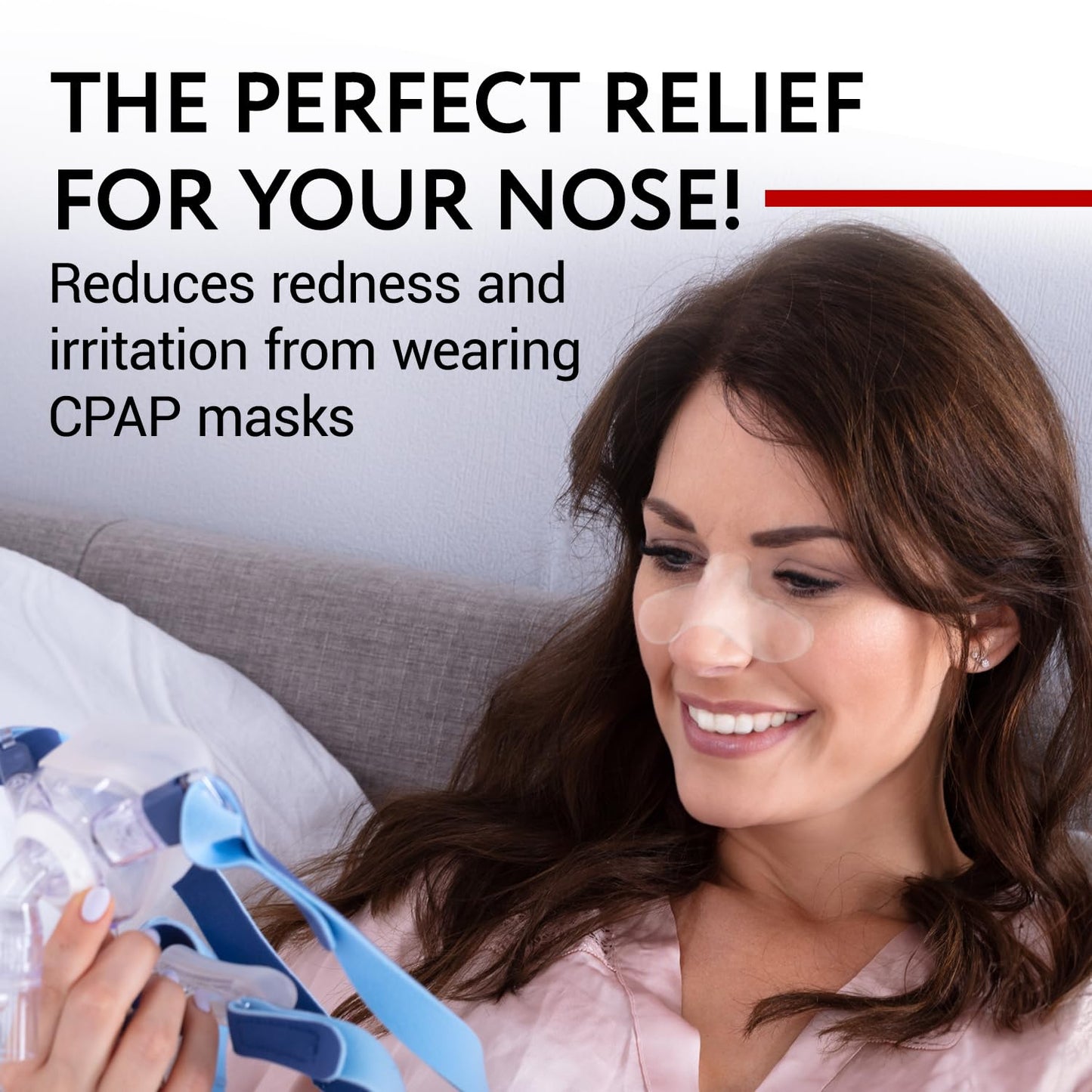 Impresa 10 Count Nose Pads & Nasal Liners - Custom-Trimmable Inserts & Mask Cushion - Secure Seal & CPAP Nasal Pads for Sleep Apnea - Soft Nose Protector