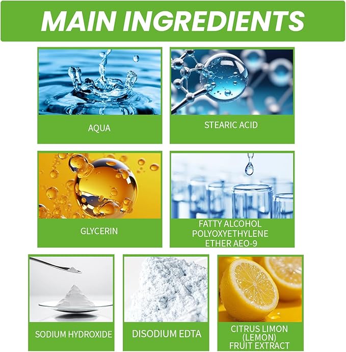 wuliao Fly Cleaner Stain Remover Spray, Kitchen Multi-purpose Foam Cleaner Spray, Kitchen Oil Stains Cleaner for Hold/Oven/Stove/Sink Range Hood (1)