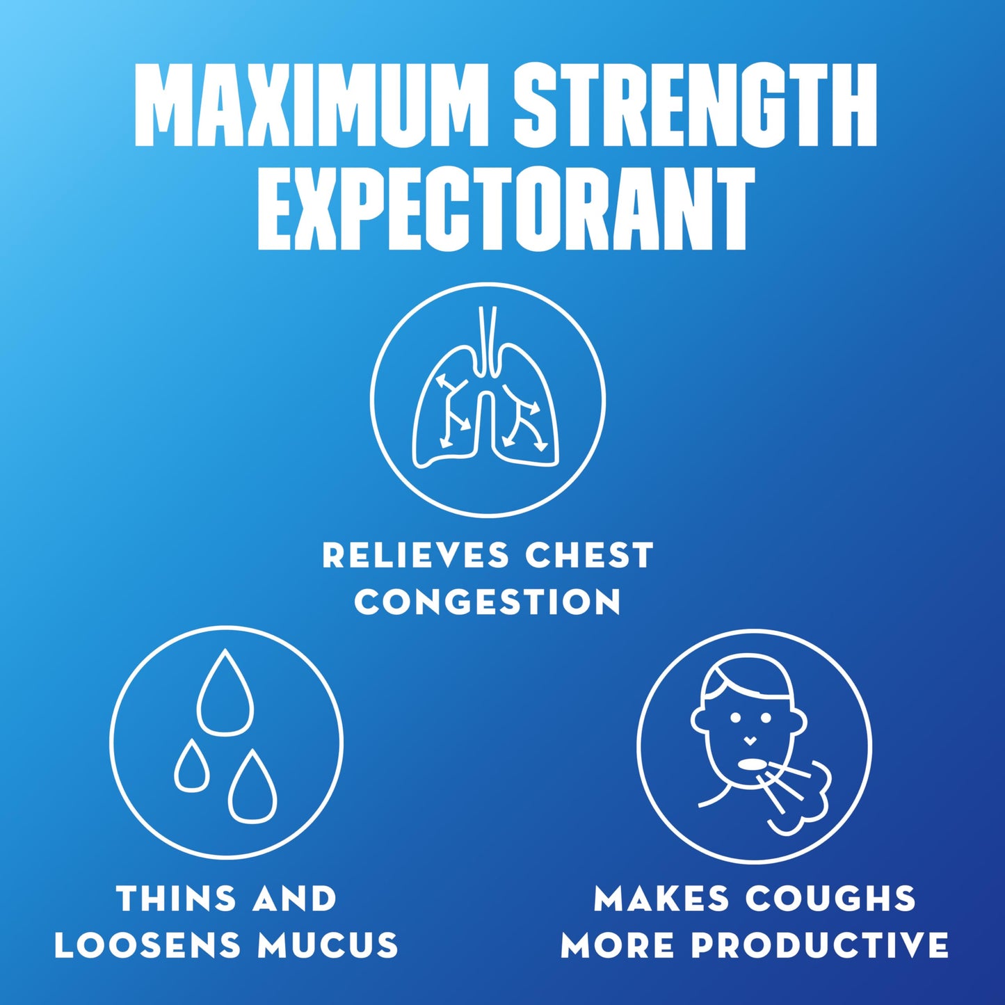 Mucinex 12 Hour Maximum Strength 1200 mg Guaifenesin Extended-Release Tablets for Excess Mucus Relief, Expectorant Aids Excess Mucus Removal, Chest Congestion Relief for Adults, 48 Tablets