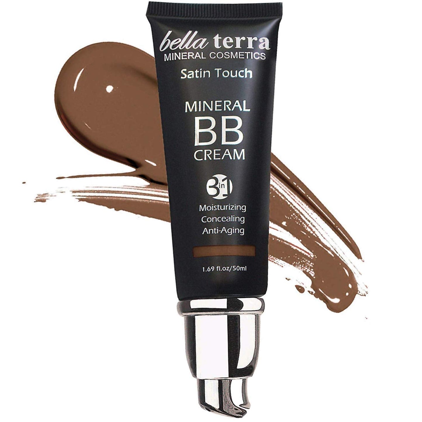 Bellaterra Cosmetics BB Cream - Tinted Moisturizer & Mineral Foundation, Hypoallergenic, Buildable Coverage, Oil-Free, Non-Comed