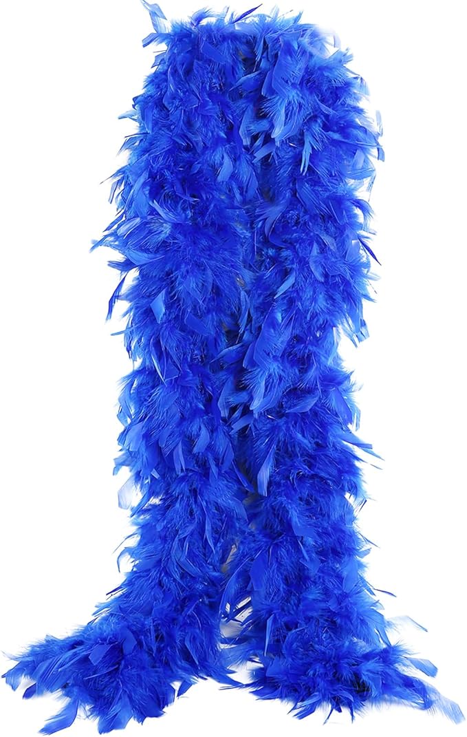 THARAHT Chandelle Feather Boa 19 Color-38g/55g100g 2Yard Dancing Wedding Party Halloween Costume Decoration Feathers boa