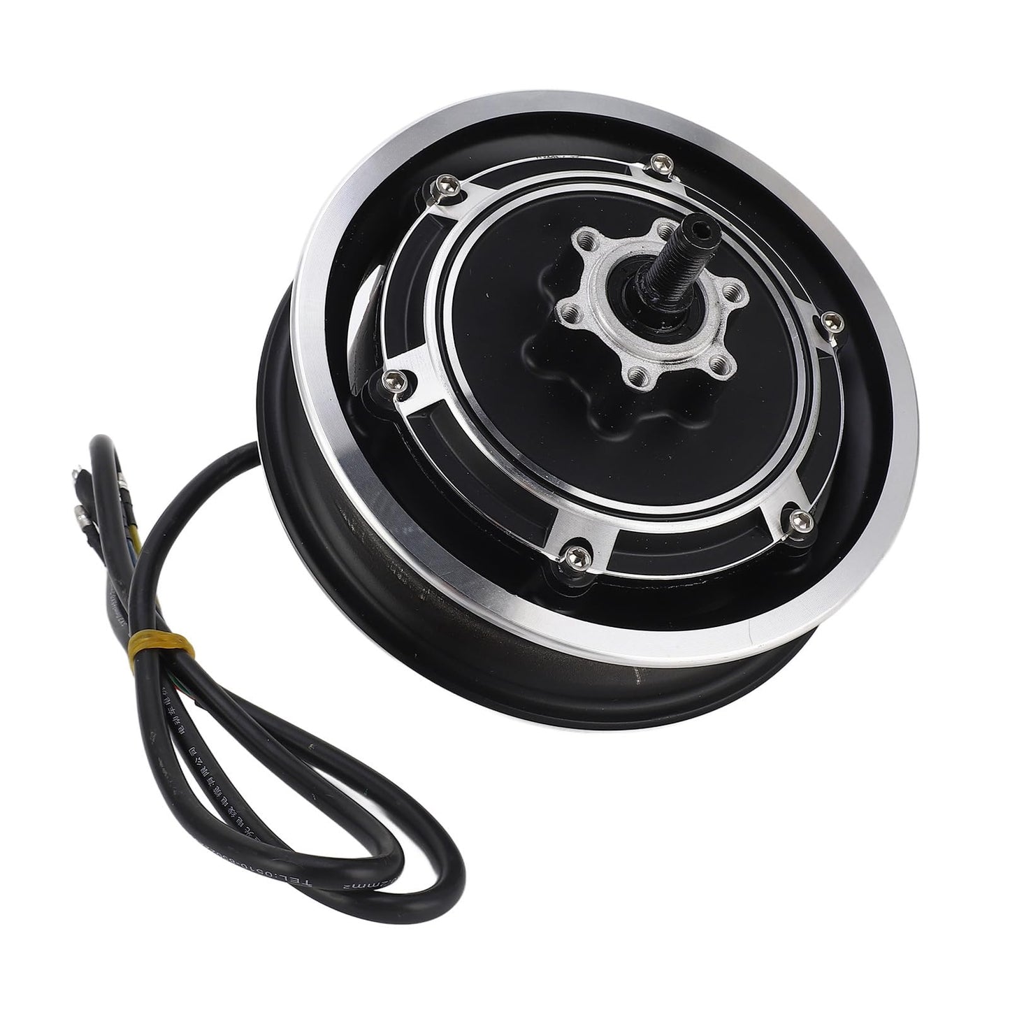 10 Inch Electric Scooter HUB Motor, 48V 1000W Noiseless Electric Brushless Disc Brake Hub Motor Aluminum Alloy Wheel Hub Motor for Electric Bikes, Electric Scooters, Folding