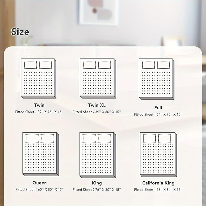 Grounding Sheets, 95% Organic Cotton + 5% Silver Fiber, Earth Connected Fitted Sheet with Grounding Cord (Beige, Twin XL)