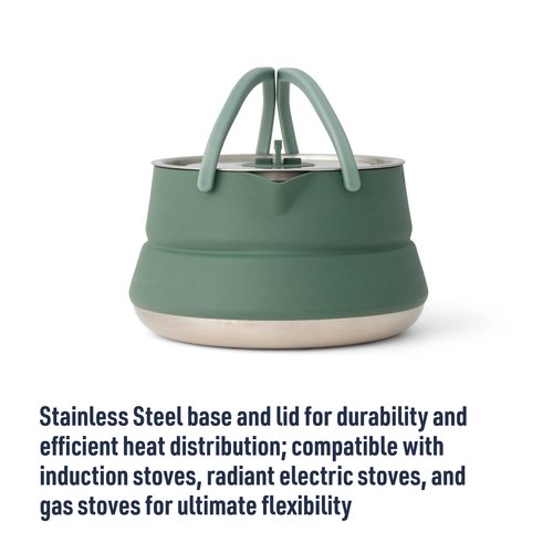 Sea to Summit Detour Stainless Steel 1.6 Liter Collapsible Camp Kettle