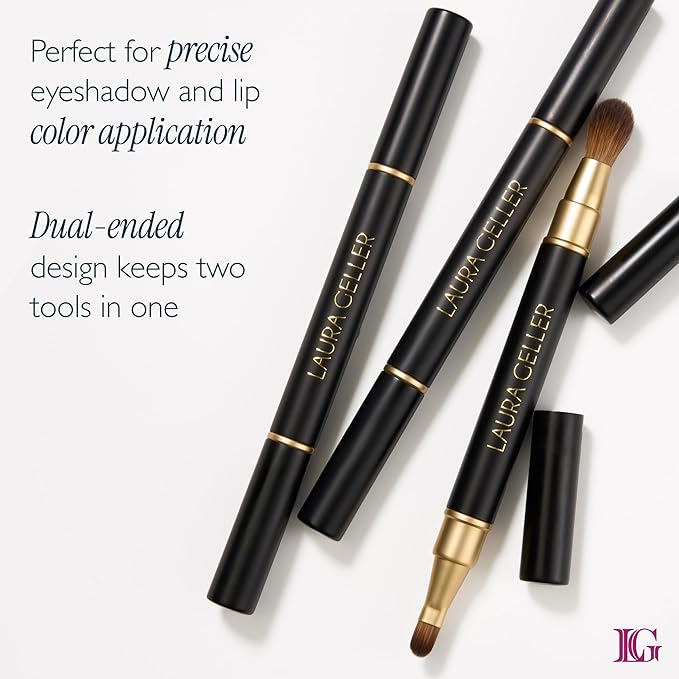 LAURA GELLER NEW YORK Dual-Ended Retractable Lip + Eyeshadow Brush