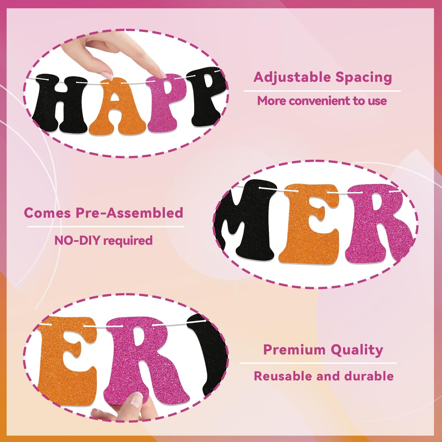 Happy Summerween Banner Summerween Birthday Party Decorations Summer Halloween Ghost Birthday Bachelorette Party Decorations