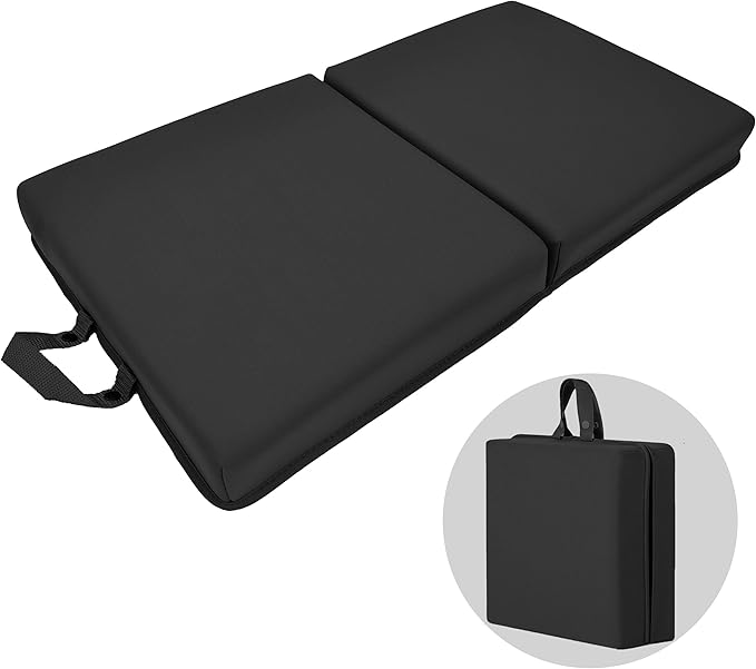 OFiSEXPT Kneeling Pad for Gardening, Exercise, Cleaning, Mechanic Work, Extra Thick Memory Foam Knee Cushion,Bath Kneeler Pad, Knee Pads for Women, Men, Baby Bath, Garden, Yoga Knee Cushion (Black)