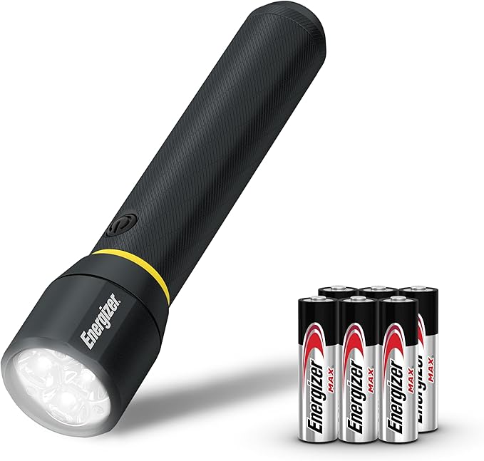 Energizer LED Flashlight Vision PRO, Ultra Bright 1000+ Lumens, IPX4 Water Resistant, Aircraft-Grade Aluminum LED Light, R...