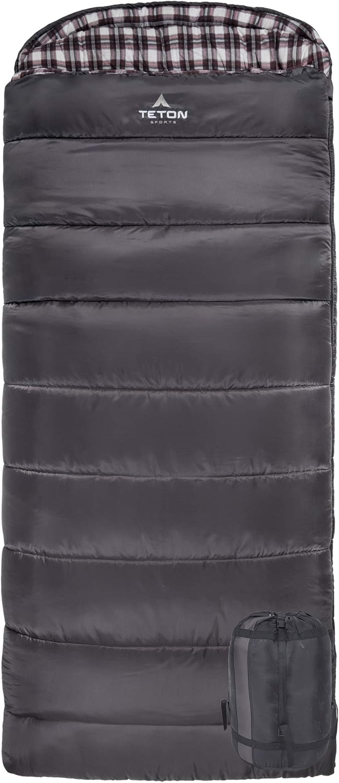 Teton Celsius XXL Sleeping Bag, Cold Weather Sleeping Bags for Adults and Kids, Camping Made Easy and Warm. Compression Sa...
