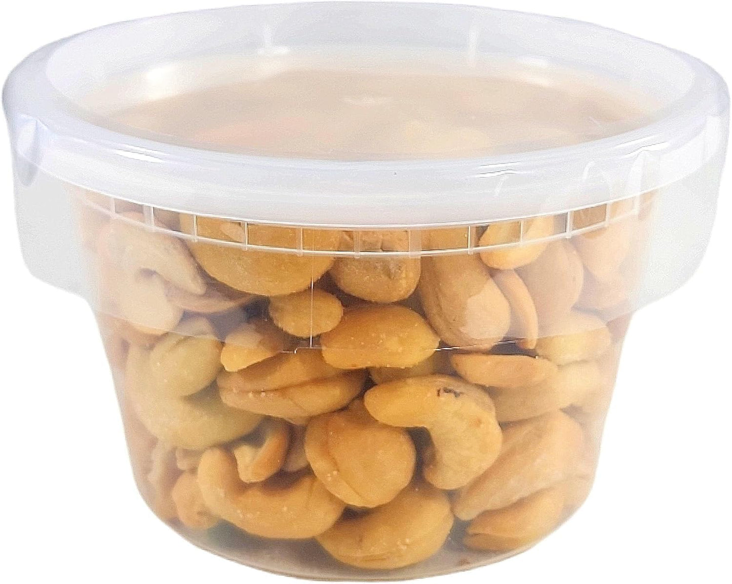 PACTOGO Clear Shrink Bands - Fits Round Plastic Soup/Deli Containers Sizes 8-32 Ounces (Pack of 250)