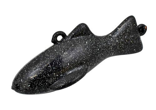 MagBay Lures 100% USA Made Downrigger Weights Heavy Dredge Fish Weight - Vinyl or uncoated (Black, 12lb)