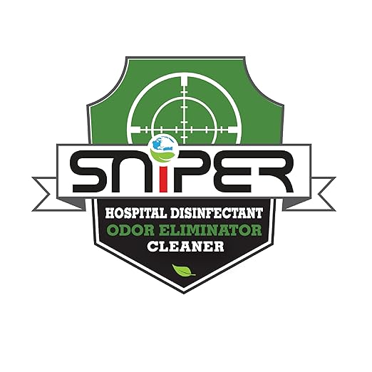 SNiPER Hospital Disinfectant, Odor Eliminator & All-Purpose Cleaner, Set of 4 Ounce Spray, 16 Ounce Spray, and 1 Gallon Bottle