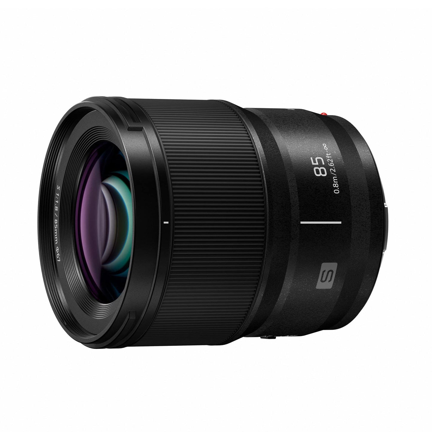 PANASONIC LUMIX S Series Camera Lens, 85mm F1.8 L Mount Interchangeable Lens for Mirrorless Full Frame Digital Cameras, S-S85, Black