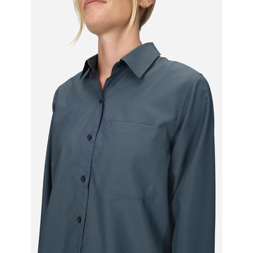 MARMOT Women's AirExchange UPF 40 Long Sleeve Shirt - Breathable, Moisture Wicking, Thunderhead, Large
