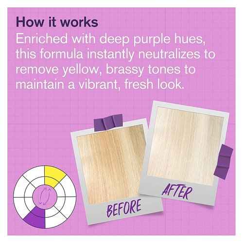 Bold Uniq Blonde Toner Spray & Purple Shampoo, Conditioner & Mask Bundle - Eliminates Brassy Tones From Blonde, Platinum, Silver/Gray Hair. Paraben & Sulfate-free