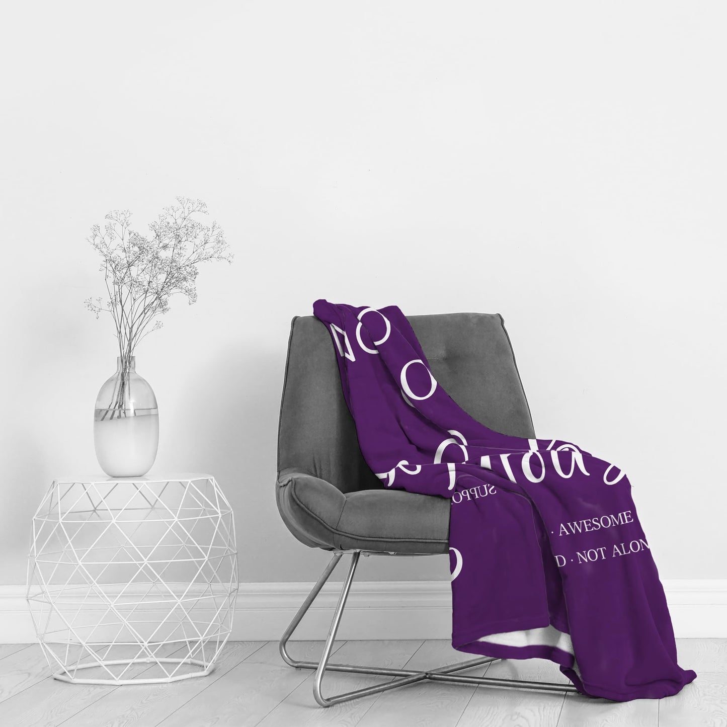 Linxher Gifts for Women, Birthday Gifts for Women Friendship, Sister/Mom/Best Friend Birthday Gift Idea, Unique Birthday Gifts for Her, Purple Throw Blanket 60” x 50”, Not a Day Over Fabulous Gifts