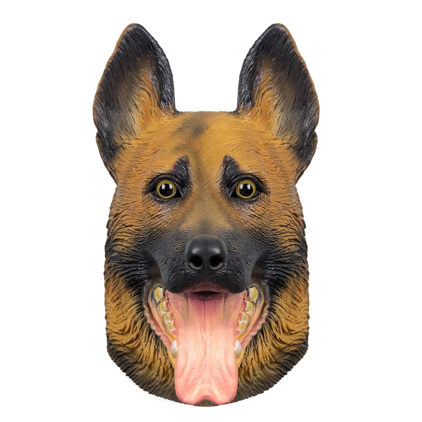 Dog Head Mask for Adult, Animal Costume Mask Halloween Latex Mask.