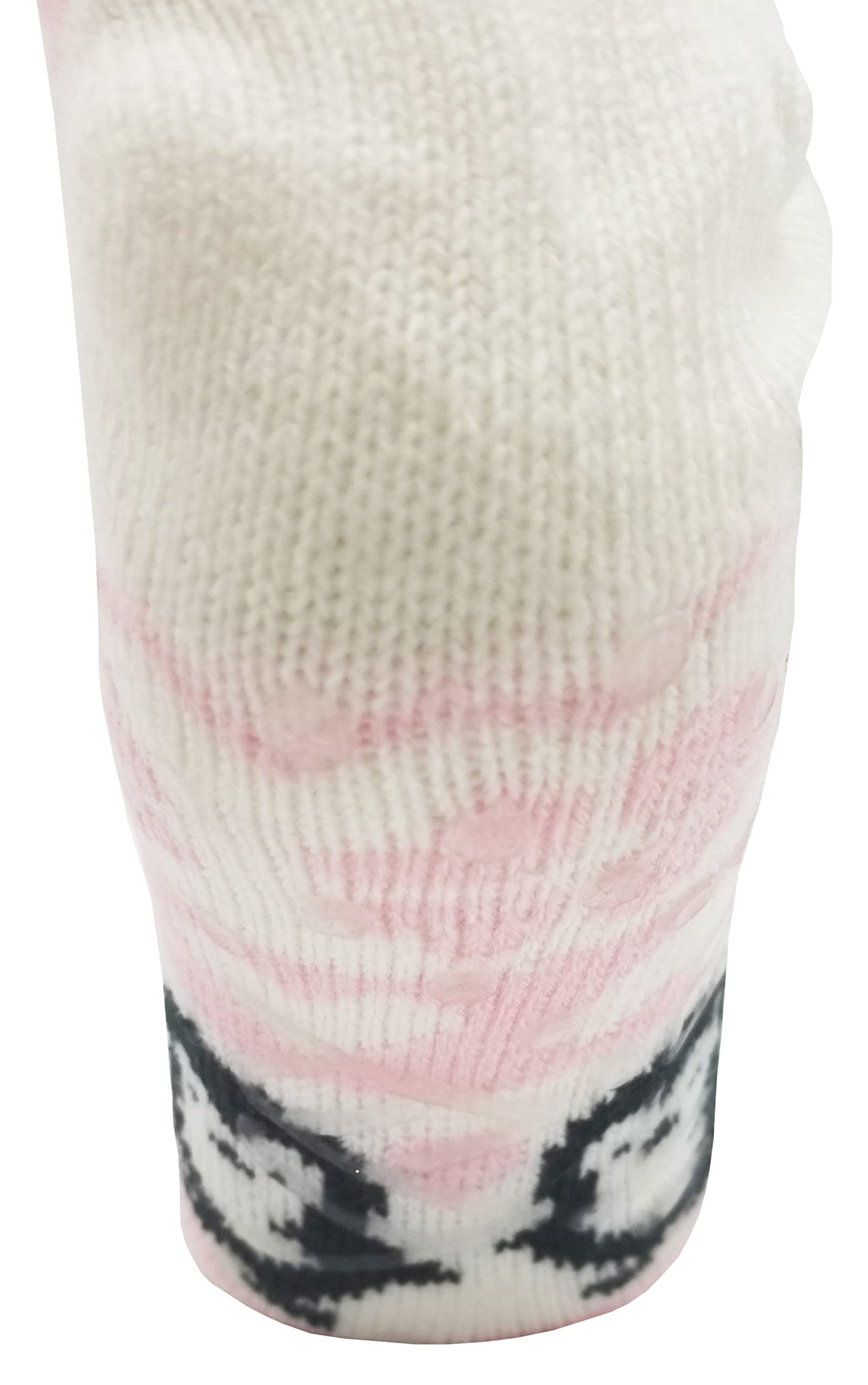 Heart Print Crew Socks for Women, Bulk Valentines Day Pink Love Colorful Pattern Novelty Galentines, Mothers Day
