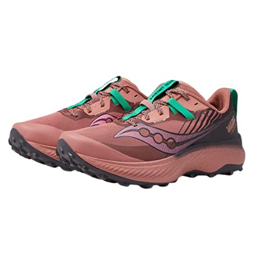 Saucony mens Endorphin Edge Hiking Shoe, Soot/Basalt, 5.5 US