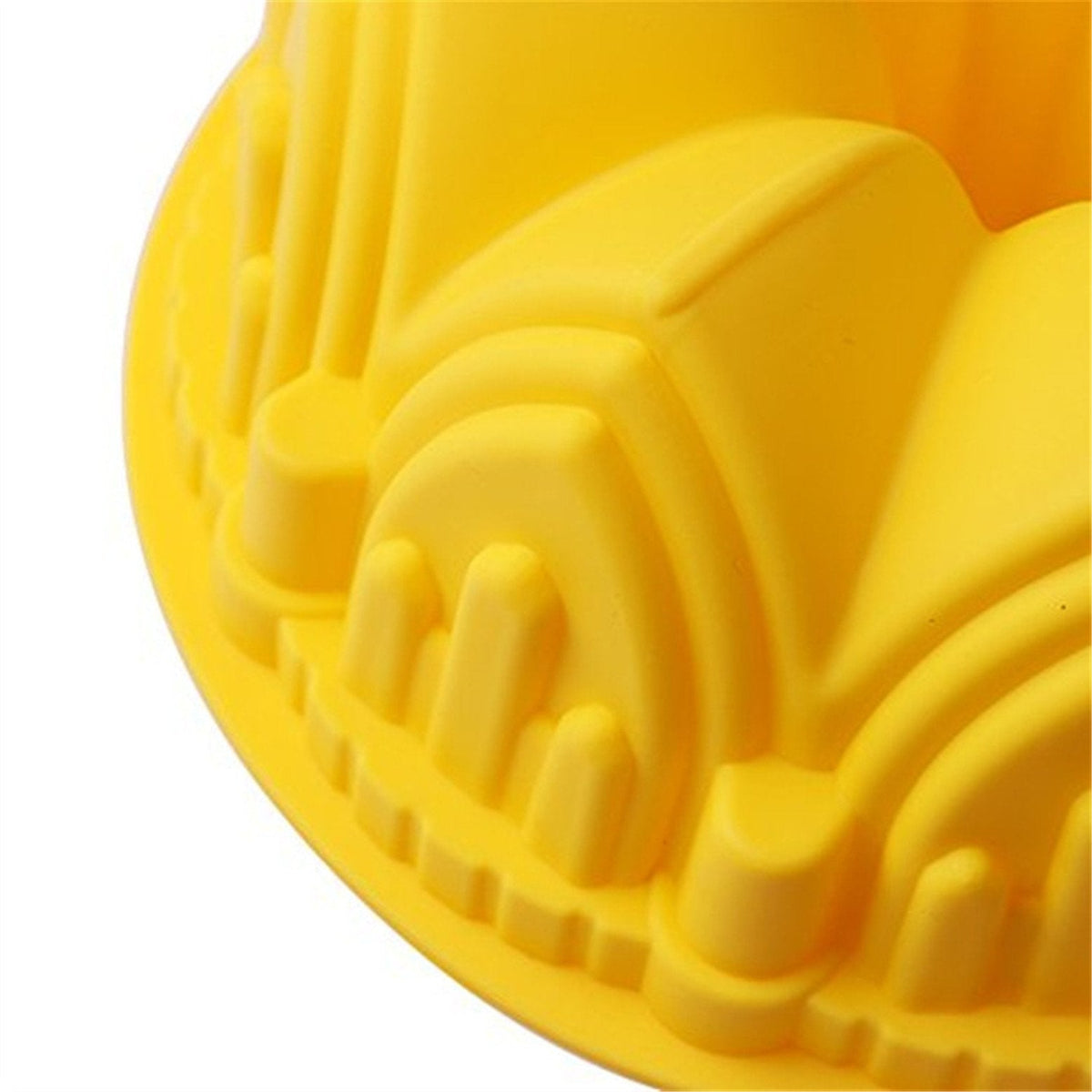 FantasyDay 8.6'' Crown Castle Cake Mold Silicone Baking Molds Party Cake Bakeware for Your Birthday Dessert, Cake, Bread, Tart, Pie, Flan and More #2