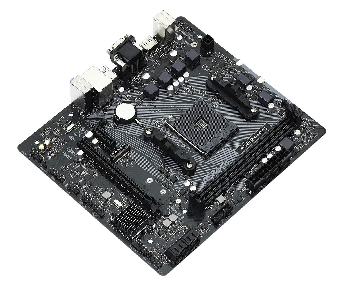 Asrock Amd A520 Socket Am4 Micro Atx Ddr4-Sdram Motherboard