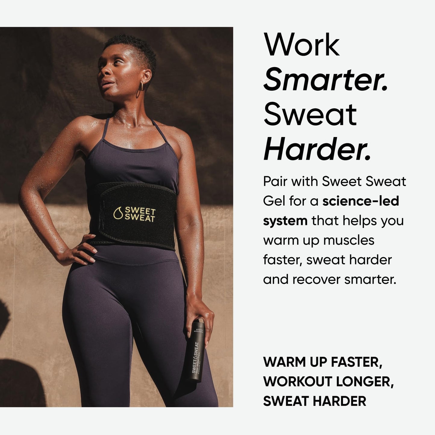 Sports Research Sweet Sweat Waist Trimmer (Core Series) - Premium Sweat Enhancing Fitness Band for Women & Men - Adjustable Fit · Latex-Free Neoprene - Yellow Logo, Medium
