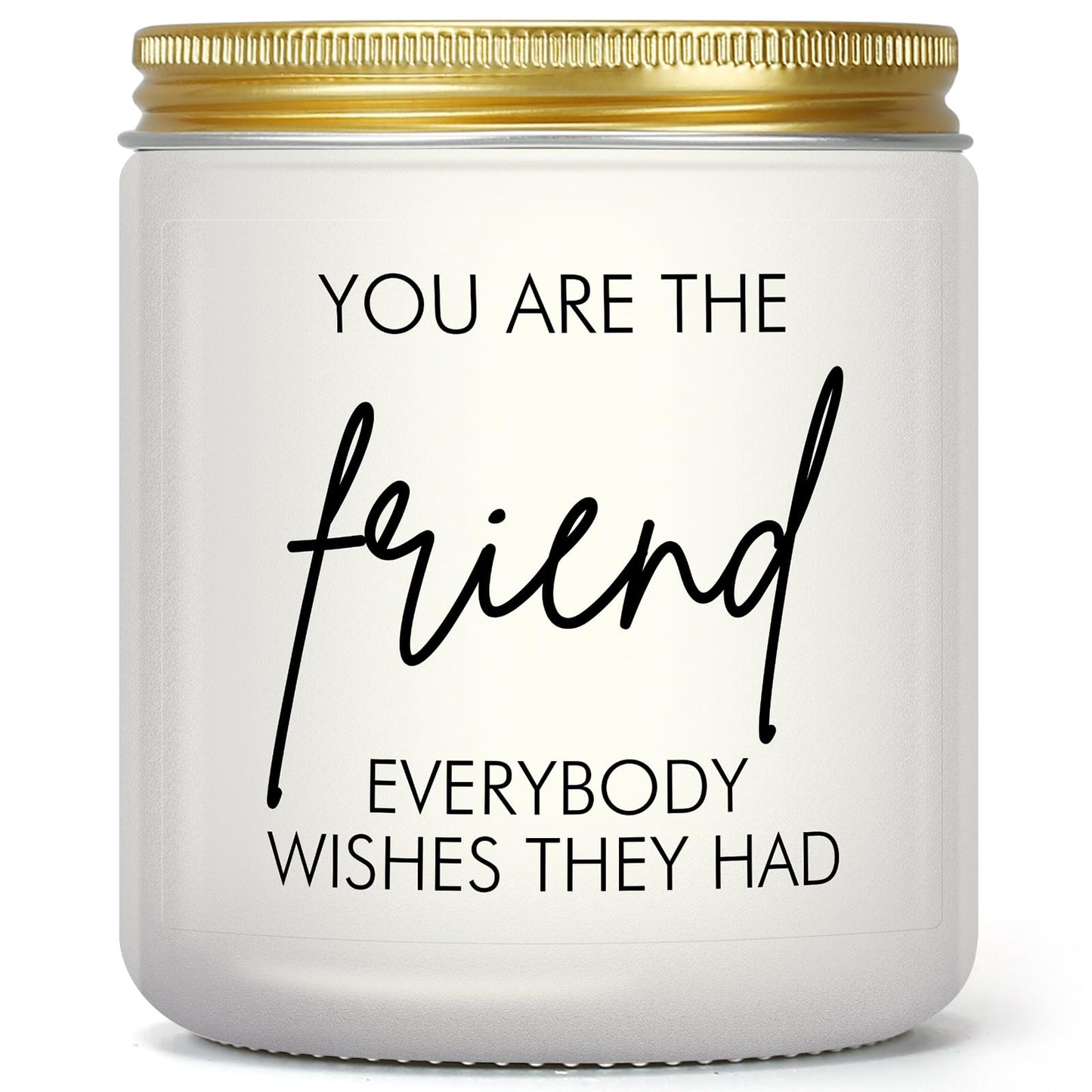 Best Friend Candles Gifts for Women, Birthday Christmas Gift for Female, Friendship Gifts Idea for Women Friends, Bestie, BFF, Soul Sister, Funny Present for Man Woman, Lavender Scented Soy Wax Candle