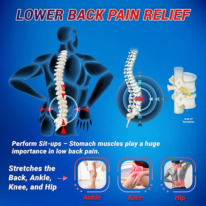 Lumbar Decompression Table with Cervical Traction by Lumbar Bench Pro|Realign Vertebrae & Alleviate Lumbar Strain |Full Body Stretching Neck, Back, Knee, and Hip| Relieve Pain- Max User Height 6' Feet