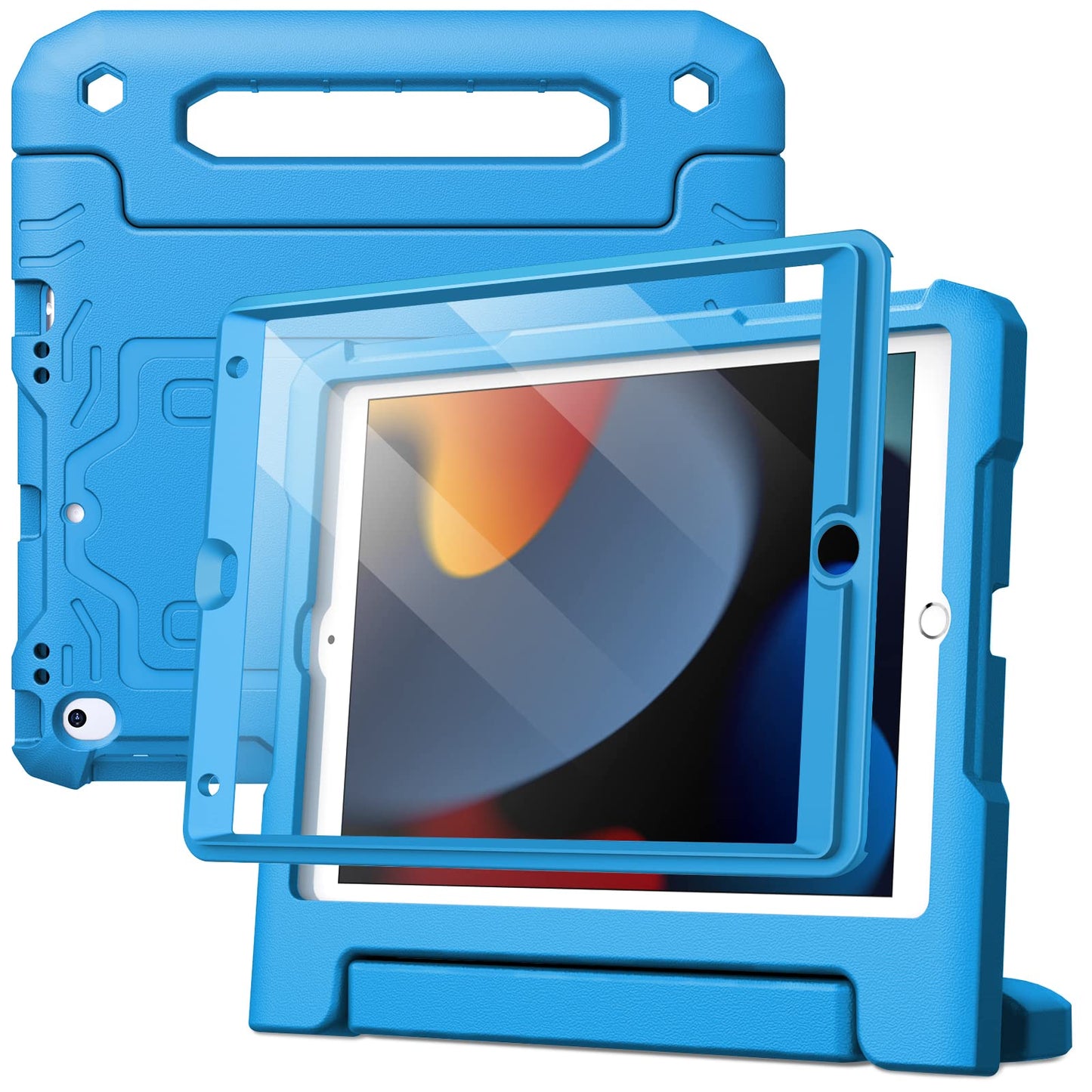 Jetech Kids Case For Ipad 10.2-Inch (9Th/8Th/7Th Generation, 2021/2020/2019) With Built-In Screen Protector, Shockproof Full-Bod