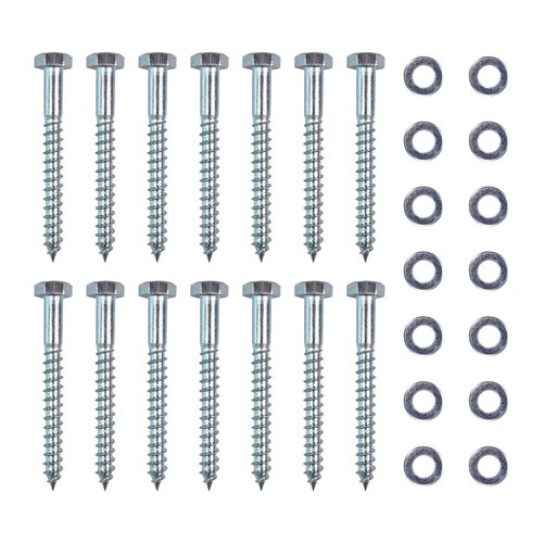 Highpro 2 Swing Set Brackets and 2 Swing Hangers for Wooden Sets Heavy Duty Swingset Hardware Swing Set Parts Outdoor Swing Set Accessories with Locking Hooks for Porch, Patio, Playground Indoor/Outdo