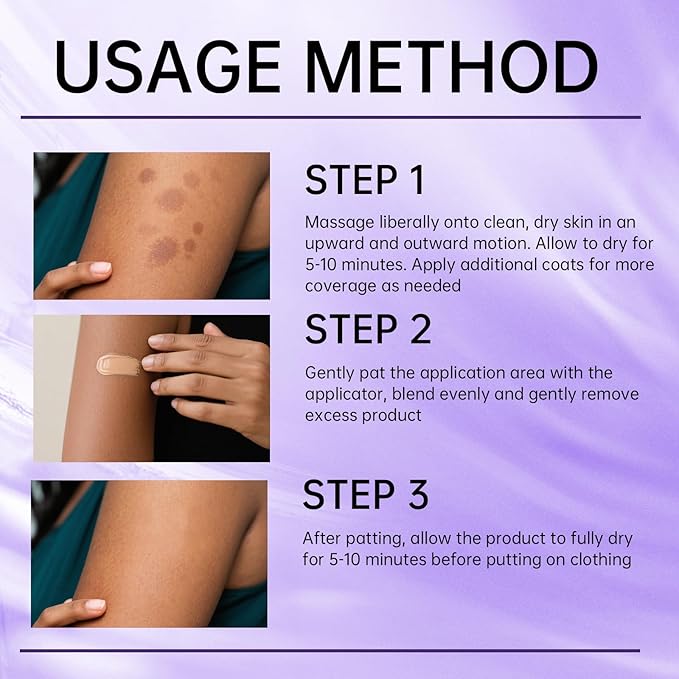 Body Coverage Perfector with Brush - Waterproof Leg & Body Makeup for Skin Imperfections & Uneven Tone, Transfer-Resistant Natural Finish Concealer, Flawless Looking Legs (Golden Radiance)