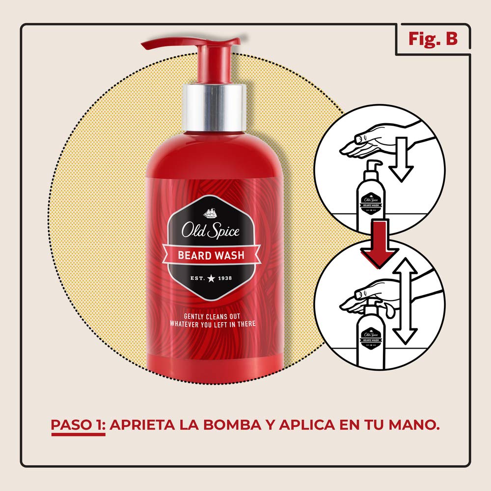 Old Spice, Beard Wash, Shampoo for Men, 7.6 fl oz