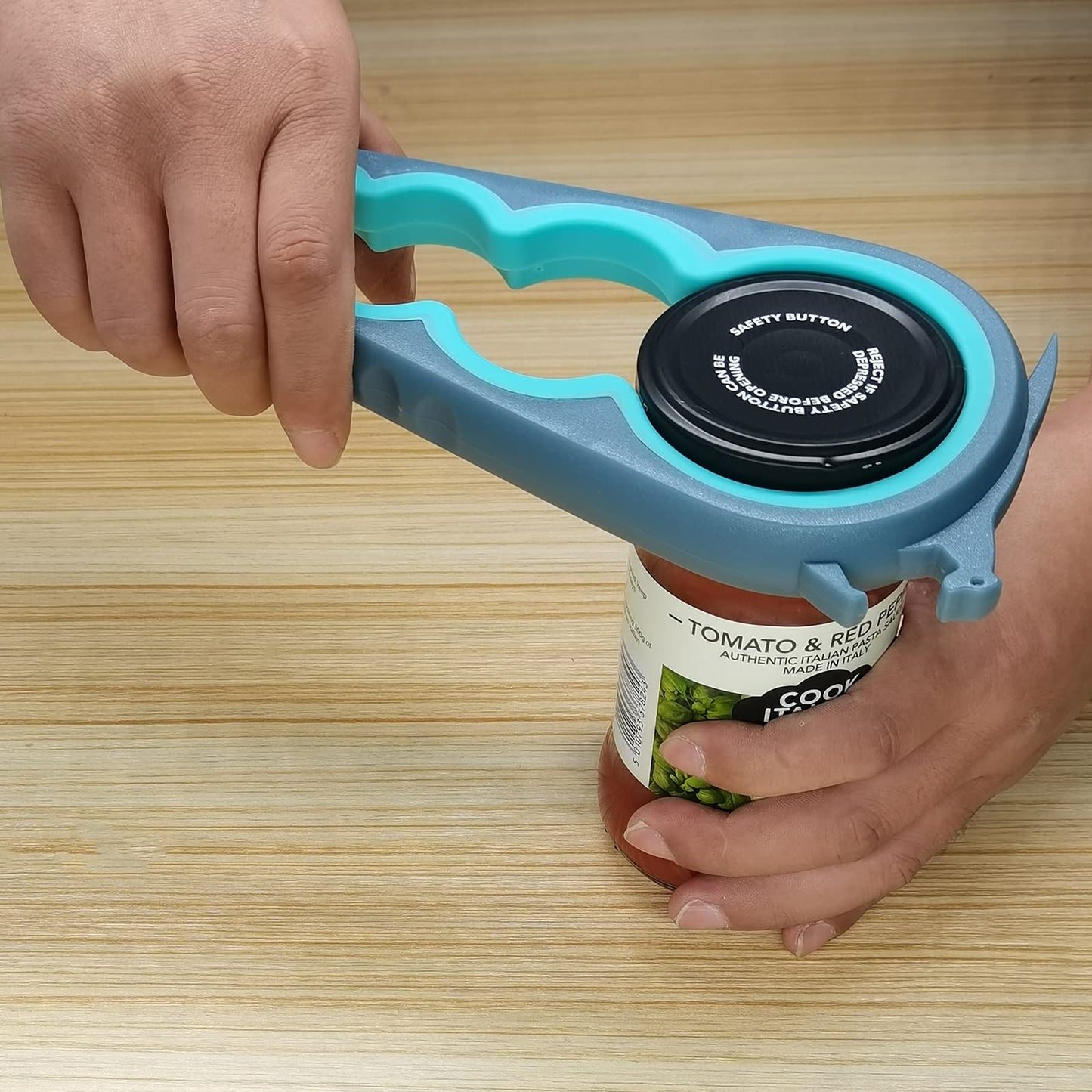 Otstar Jar Opener Bottle Opener and Can opener for Weak Hands,Seniors with Arthritis, Elderly, Jar Lid Opener Gadgets with Rubber Jar Opener Gripper Pad and Corkscrew Opener