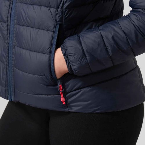 Mac in a Sac Synergy Women's Insulated Jacket - Ultra-Lightweight, Packable, Waterproof, and Thermolite-Filled for All-Season - Navy - 16