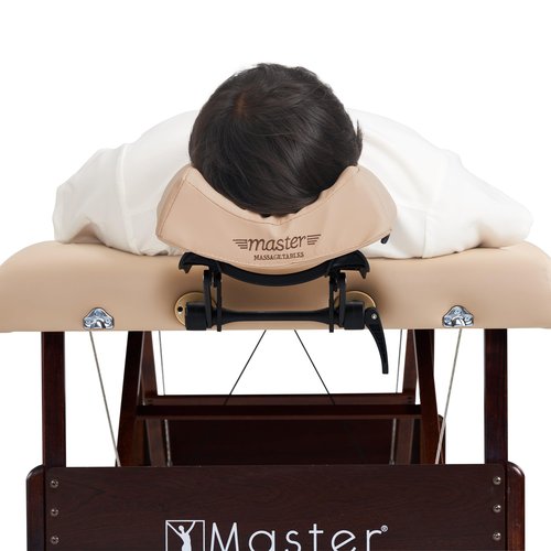 Master Massage Face Cradle, Cresent, Black