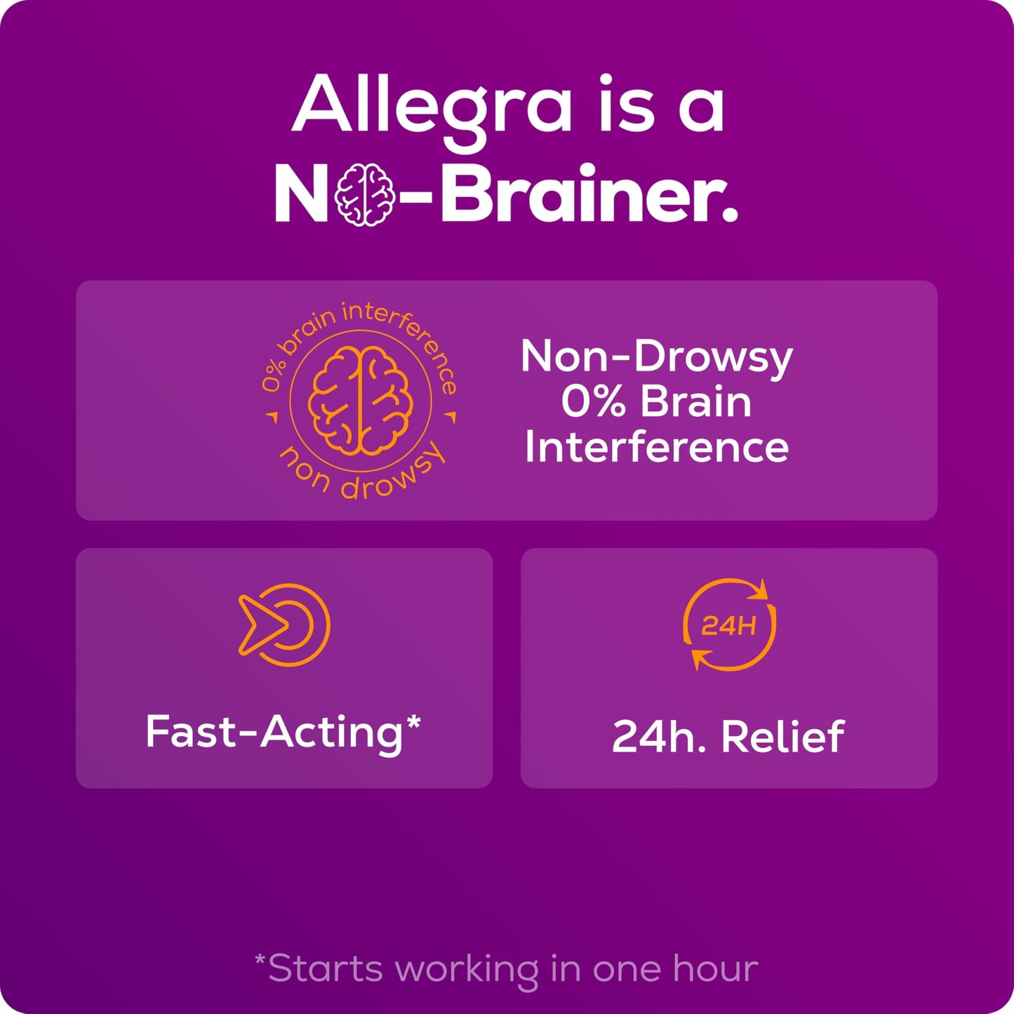 Allegra Adult 24-Hour Allergy Relief Gelcaps, Non-Drowsy Indoor and Outdoor Allergy Medicine, 180 mg Fexofenadine HCI Antihistamine Pill, 60-Count