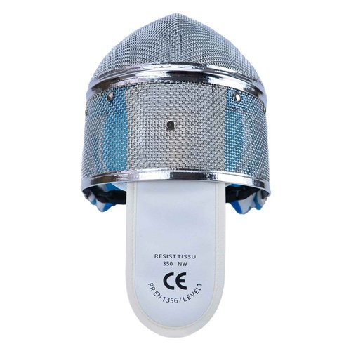 Sabre Fencing Mask - 350N Sabre Fencing Helmet with Removable Lining - CE Certified Protective Gear (Removable Lining, Large)