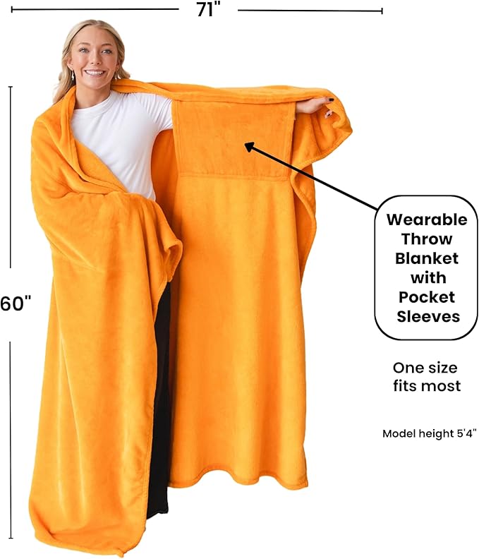 Wearable Blankets for Women, Adult Wearable Blanket Men, Valentine's Day Gifts for Her, Wife Birthday Gift Ideas