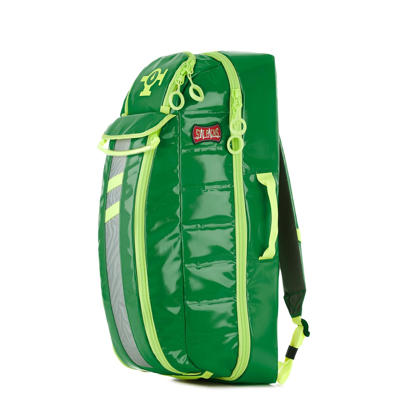 Statpacks New G3+ Tidal Volume Green, O2 Oxygen Backpack, Regular and Jumbo D Size Cylinders for EMS, Firefighters, Healthcare Professionals