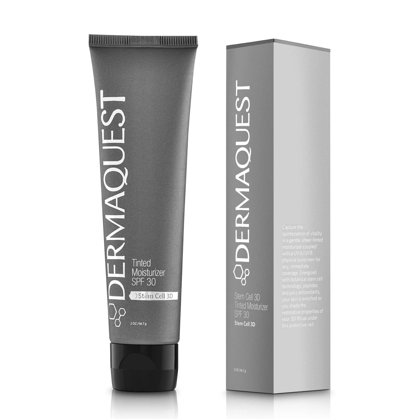 DermaQuest Stem Cell 3D Anti-aging Tinted Moisturizer SPF 30 - Facial Moisturizer Sunscreen with Botanical Stem Cells, Peptides