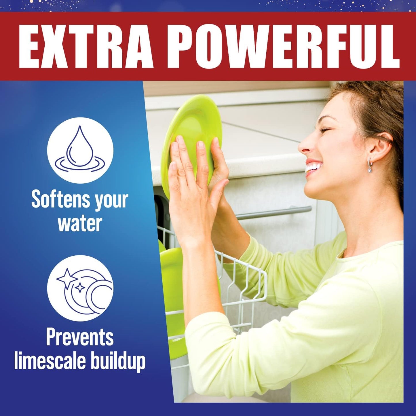 IMPRESA Dishwasher Rinse Aid Salt - 4 Lb - Citric Acid Cleaner & Descaler - Hard Water Stain Remover & Detergent Booster
